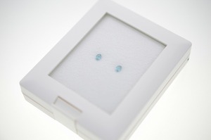 ◆ペアルース◆天然アレキサンドライト　約0.145/0.145ct　オーバル　GRJ鑑別書　カラーチェンジ×　加工材料　製品制作　CR-052