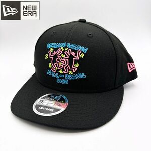 タグ付き未使用品 レア Keith hating × NEW ERA ニューエラ × キースヘリング ベースボール キャップ 帽子 CAP ブラック