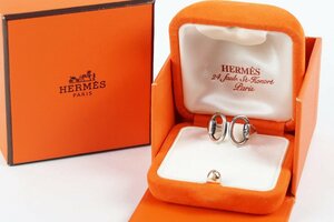 【美品】HERMES エルメス シルバー ナウシカリング 指輪 925 ブランドアクセサリー 49 9号 小物 雑貨【PE13】