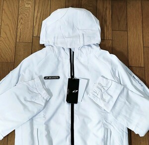 （物30）新品　定価9,020円　エスエスケイ SSK　厚手　防寒　裏起毛ウィンドジャケット　SXA130S 　白　メンズM