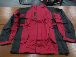 ▼ロッソスタイルラボ レディースレインスーツ(ROR308)RED/BLACK Lサイズ