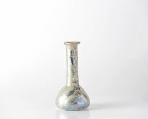 ローマングラス 銀化瓶 古代ガラス