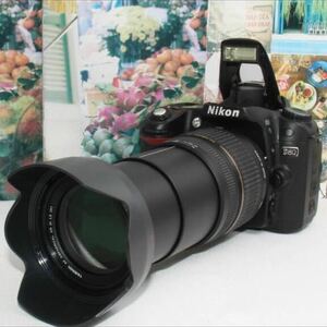 １本で近遠対応万能レンズ&新品カメラバッグ付きNikon D80