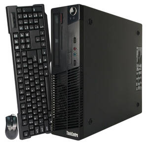 美品 Lenovo-M73 高性能パソコン本体 Corei7-4770・8GB・SSD1TB搭載・Win11Pro・DVD・Office2021・キーボード・マウス・無線LAN　　P5158