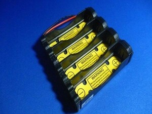 18650電池ホルダー 3本並列 3.7V用（保護回路付）1S3P リチウムイオン電池ホルダー、電池ケース、電池ボックス電池box２