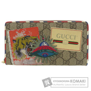 GUCCI グッチ 473909 クーリエ GGスプリーム 長財布（小銭入れあり） コーティングキャンバス レディース 中古