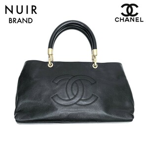 【先着50名限定クーポンを配布中!!】 シャネル CHANEL ハンドバッグ ソフト キャビアスキン デカココ ブラック