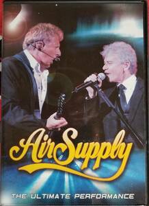 【DVD入手困難】AIR SUPPLY(エア・サプライ）：Ultimate Performance（輸入盤）国内プレイヤー再生可能