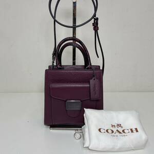 ☆美品☆ COACH コーチ ショルダーバッグ レディース ボイセンベリー CC884 ミニバッグ 2WAYバッグ コンパクト レディース【郡3364】