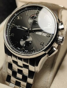 送料無料 2022年購入 Hamilton Jazzmaster Maestro Auto Chrono ハミルトン ジャズマスター マエストロ クロノグラフ カーキ khaki