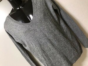 ny35■American eagle outfitters■アメリカンイーグルアウトフィッターズ xsサイズ 長袖 セーター 薄手 秋冬向け 灰色