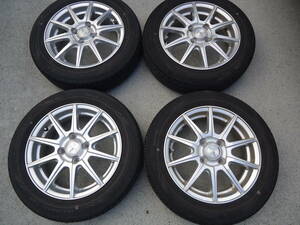 １５５／６５Ｒ１４＆アルミ中古４本セット