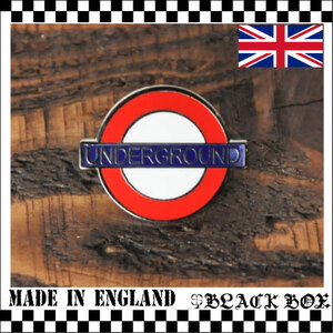 ピンズ ピンバッジ UNDERGROUND アンダーグランド イギリス UNITED KINGDOM UK GB ENGLAND イングランド 英国製 071