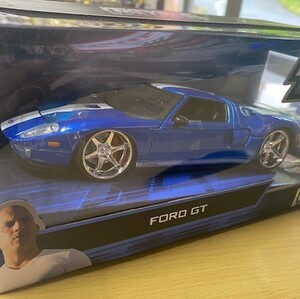 送料700円　JADATOYS 1:24ワイルドスピードダイキャストカー FORD GT　ダイキャストカー