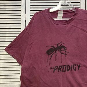 1スタ 最落無し AENZ プロディジー PRODIGY アリ 昆虫 バンド Tシャツ 赤 90s 00s Y2K VINTAGE ビンテージ 古着 卸 転売