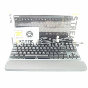 Fnatic Gear フナティックギア MINI STREAK US RED 有線 ゲーミングキーボード FPS eスポーツ PC周辺機器 HY803