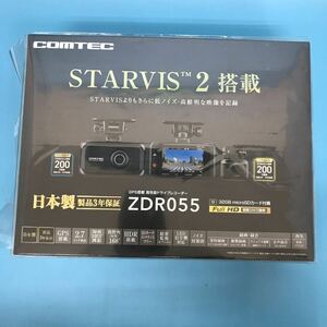 サ) [未開封] COMTEC コムテック 高性能 ドライブレコーダー 前後2カメラ 車用 GPS搭載 車用 ZDR055 ドラレコ　管理M