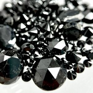 ●天然ブラックダイヤモンドおまとめ10ct●m ルース 裸石 宝石 ジュエリー jewelry black diamond ルース ①