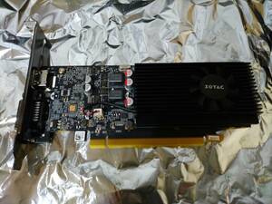 ZOTAC NVIDIA GeForce GT 1030 2GB 2048MB GDDR5 グラフィックボード ほぼ未使用