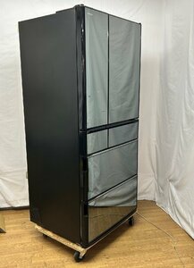 【現状品】日立 HITACHI R-X6700E(X) 6ドア ノンフロン冷凍冷蔵庫 2015年製 大阪市内 引取歓迎☆【37398】