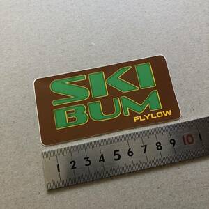 送料無料 ★即決 FLYLOW ステッカー ★ フライロー SKI スキー SKI BUM シール デカール アウトドア キャンプ