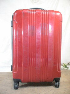 4715　赤・黒　TSAロック付　鍵付　スーツケース　キャリケース　旅行用　ビジネストラベルバック