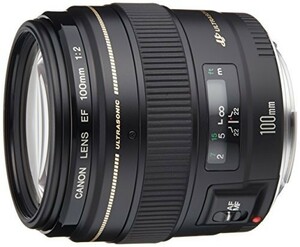 Canon 単焦点中望遠レンズ EF100mm F2 USM フルサイズ対応