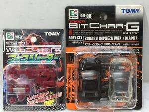 TOMY BIT CHAR-G/ビットチャージー WS-01 フックシューター/GM-07 ボディーセット スバルインプレッサWRX ブラック