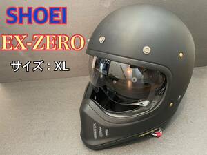 送料込み SHOEI ショウエイ EX-ZERO マットブラック サイズXL 製造2020 ゴーグル バイザー