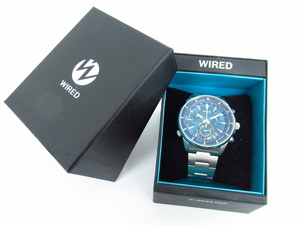 WIRED ワイアード VK68-KX20 クロノグラフ クォーツ 腕時計 ▼AC20646
