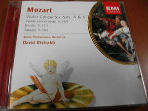 【CD】オイストラフ / ベルリンpo モーツァルト / ヴァイオリン協奏曲 第4番 、第5番 他 (EMI 1971)