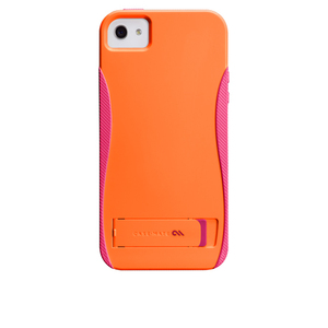 即決・送料無料)【スタンド機能付きケース】Case-Mate iPhone SE(第一世代,2016)/5s/5 POP! with Stand Case Orange/Pink