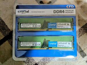 【美品】CFD W4U3200CM-8GR(8GB×2枚組・16GB) DDR4-3200 クルーシャル Crucial