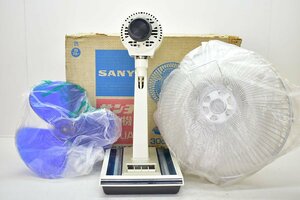 未組立 SANYO EF-6UA 30cm 3枚羽根 扇風機 元箱付[サンヨー][アンティーク][昭和レトロ][当時物]2M