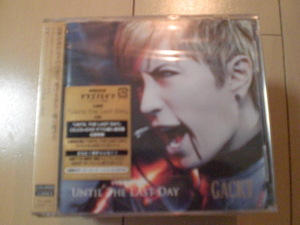 新品未開封 シングルCD GACKT「UNTIL THE LAST DAY」(初回限定盤 CD＋DVD) 送料ゆうメール2枚まで180円