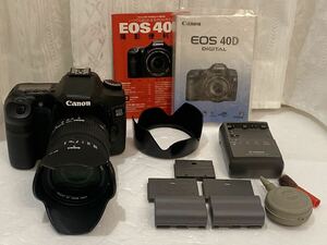 Canon EOS 40D DS126171 デジタル一眼レフカメラ SIGMA ZOOM 18-50mm 1:2.8 EX DC シグマレンズ ジャンク品