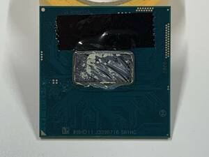 B593)Intel Core i3 4000M 2.4GHz SR1HC 中古動作品