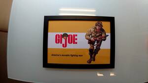 GIJOE　ポスター額入り　即決　送料込み