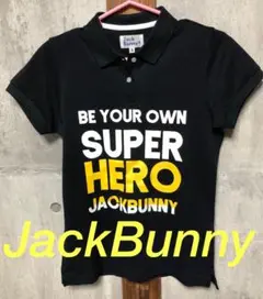 JackBunnySUPERHEROポロシャツ新品未使用サイズ0ブラック
