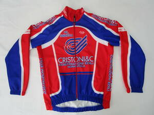 W.23.J.12　CIJ　★送料410円定額☆　サイクリングジャケット　裏起毛　CRISTONI ＆ C　alexander　54　2XL相当　レッド他　USED　☆