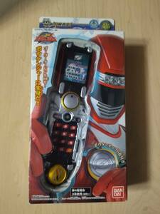 正規品 轟轟戦隊 ボウケンジャー 冒険携帯 アクセルラー 新品 変身 携帯 BANDAI Boukenger PowerRangers Operation Overdrive Accellular