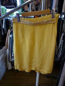【0526-1】HUMANOID ポーランド製　黄色のスカート