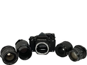 【動作保証】PENTAX 67 中判フィルムカメラ レンズ4本セット ペンタックス バケペン SMC TAKUMAR 中古 C8713869