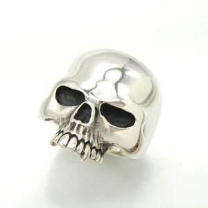 美品 CRAZY PIG DESIGNS クレイジーピッグ リング EVIL SKULL RING LARGE エビルスカル ラージ SV925 メンズ 指輪 18.5号 28007290