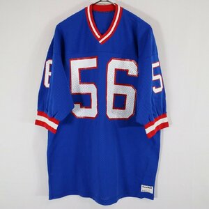 SALE///// 90s NFL Sand-Knit ニューヨーク・ジャイアンツ フットボールシャツ ナンバリング アメフト ブルー ( メンズ XL ) N3794