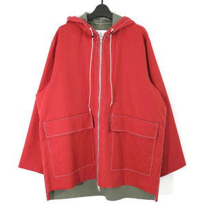 CAMIEL FORTGENS 22SS HOODED RAIN JACKET WATER REPELLENT COTTON フーデッドレインジャケット M カミエルフォートヘンス