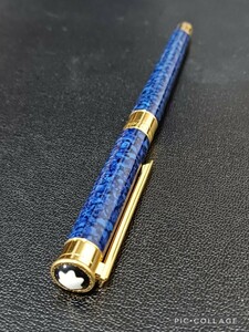 MONTBLANC モンブラン ノブレス 大理石調 ブルーマーブル 万年筆 ペン先 18k 750