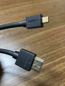 HIGH SPEED HDMI to HDMI micro　ケーブル 96cm 新品
