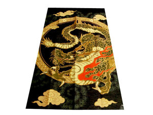 送料無料【新品】 金糸 開運 のれん【 飛龍　82cm×150cm】