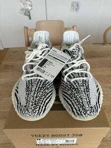 新品 ADIDAS YEEZY BOOST 350 V2 ZEBRA 27cmアディダス イージーブースト350 V2 ゼブラ CP9654